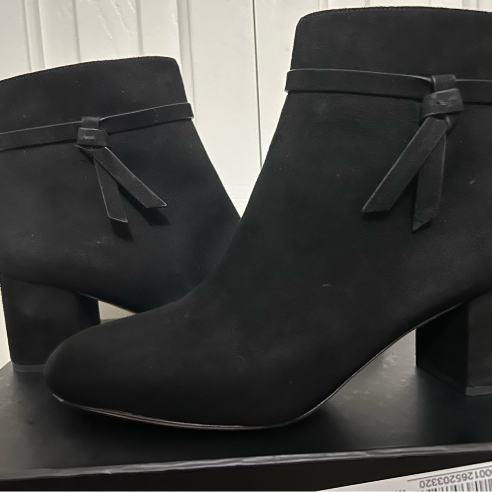 KATE SPADE KNOTT MID BOOT - Size 9.5 - Women's Suede Ankle Boot